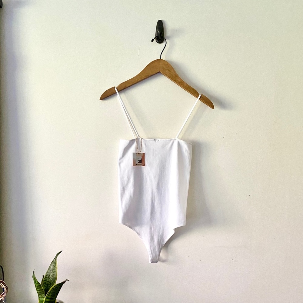 NWT Nikibiki Square-Neck Bodysuit